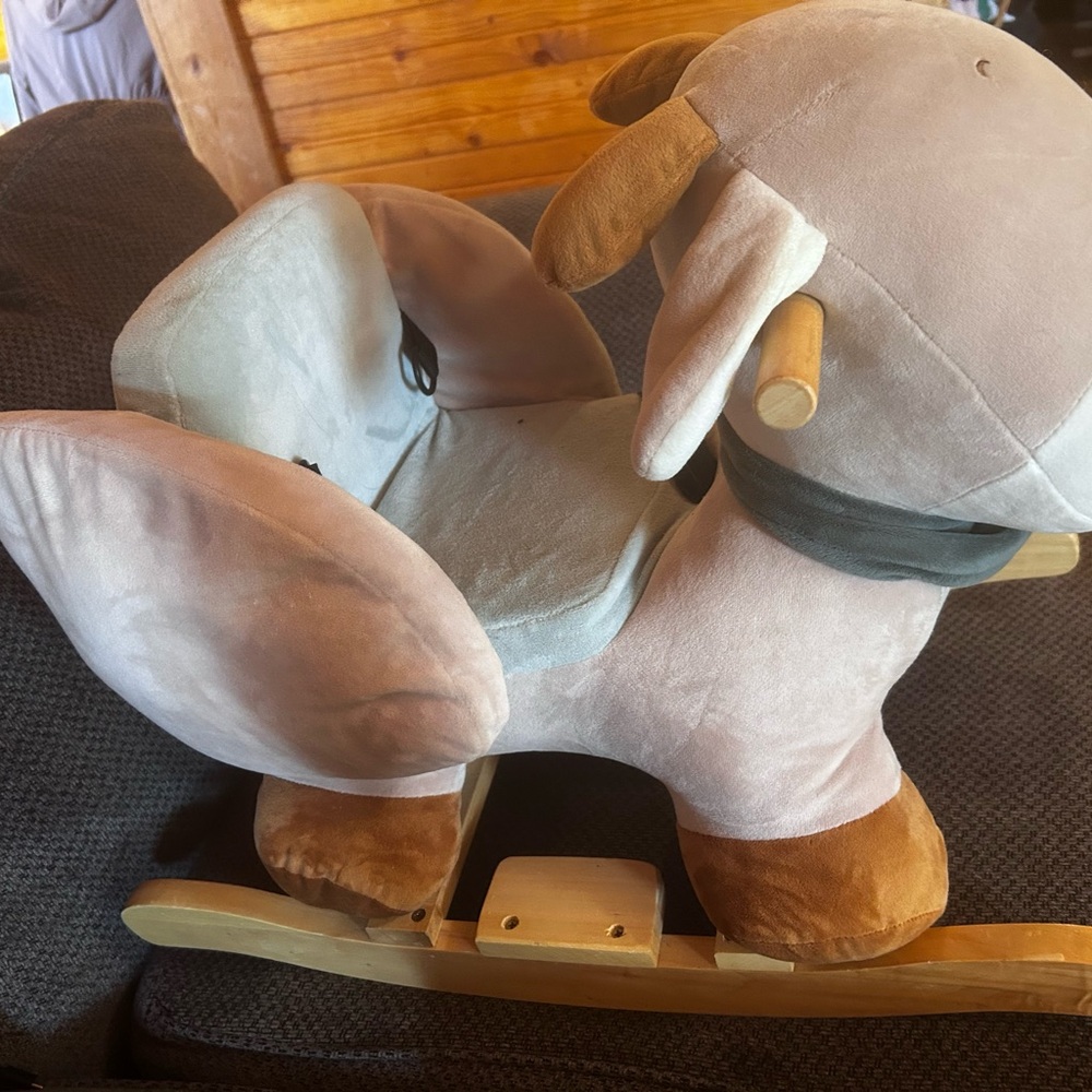 Plush Rocking Cow Toy - Picture 2 of 5